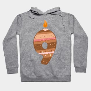 Cake number 9 Hoodie